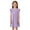 Purple, variant on Ruyang Kids Girls Frilly Skirts Ruffle Fly Sleeve Round Neck Sundress Summer Solid Beach Vacation Casual Mini Dresses