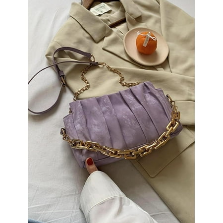 

Women s Bags Minimalist Ruched Chain Shoulder Crossbody Handbag Satchel Bags WM2320220807