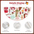 thumbnail image 3 of Haiem Snowflakes Santa Claus Pattern Christmas Tree Skirt Merry Christmas Party Christmas Tree Decoration,New Year Decorations-48", 3 of 6