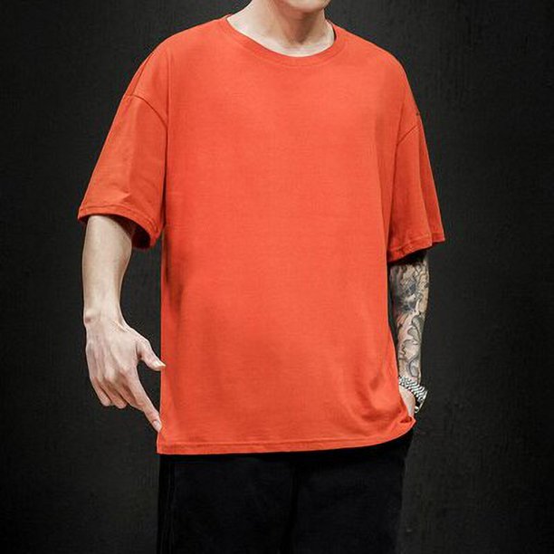 Nueva camiseta de verano para hombre 2022, camiseta sólida a la moda para hombre, camisetas informales de algodón de manga corta de gran tamaño Hip Hop para hombre, ropa de calle para hombre Tan Jianjun unisex