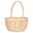 thumbnail image 1 of TEHAUX Easter Celebrations Rattan Basket Wicker Basket Khaki For Retailers 1Pcs, 1 of 8