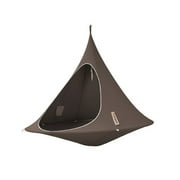 The Hamptons Collection 72 Brown Two Person Hanging Cacoon Chair with Hanging Hardware