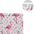 thumbnail image 5 of Coolnut Cute Flamingo Shower Curtain Waterproof Fabric with 12 Hooks Bathroom Bath Curtain Set Polyester Fabric Machine Washable 60 x 72 Inch Home Decor, 5 of 6