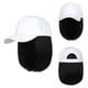 thumbnail image 1 of Baseball Cap With Hair Extensions Straight Short Bob Hairstyle Adjustable Removable Wig Hat 7.9inch For Woman Girl, 1 of 3