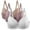 577#Grey, variant on HSHMT Womens Underwear Pack Of 3 Women's Bra Set Lace Up Bra Set Comfortable Lace Bra With Adjustable Straps Elegant Underwear For Everyday And Leisure Multicoloured Bras