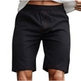 thumbnail image 2 of Kmdttou Men's Hiking Cargo Shorts 9" Lightweight Mens Summer Drying Breathable Sports Shorts For Training Running Straight Leg Five Quarter Shorts (Available in Big & Tall), 2 of 6