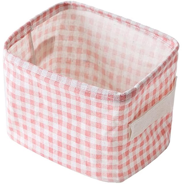 Caja de almacenamiento, mochilas para guardar artículos varios, cestas de almacenamiento, almacenamiento cosmético, papelería para oficina (color : 18) Feliz Sencillez
