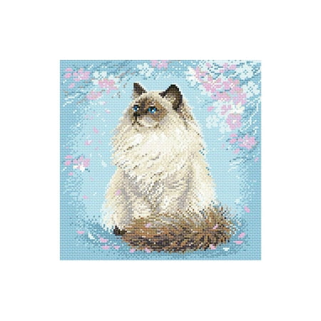 UPC: 4779046180637 | Riolis Diamond Mosaic Kit 11.75 x 11.75 Meow-Zen
