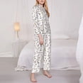 thumbnail image 3 of Haiem Funny goose birds Pattern Women’s Long-sleeve Sleepwear,Sleepwear Set,2-piece Loungewear Set,Soft PJs Comfy Nightwear with Pockets-Medium, 3 of 7