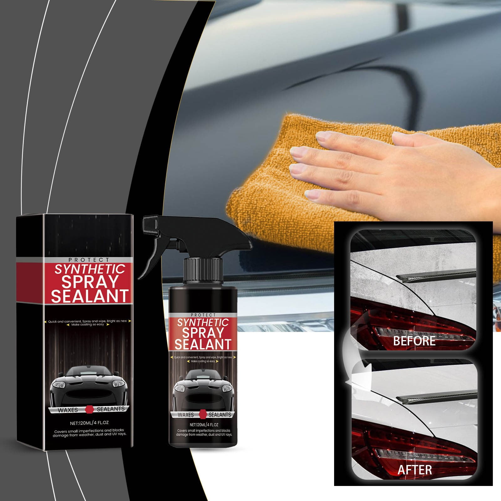 Quick Effect Coating Spray - Schnellbeschichtung Für Auto-Lack