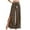 Khaki, variant on PMUYBHF Workout Pants Women Loose Fit Tall Border Women's Clothing Trend Leopard Print Casual Tassel Lace up Waist Leopard Print Wide Leg Pants Scrub Pants for Women Petite Jogger Winter Pants