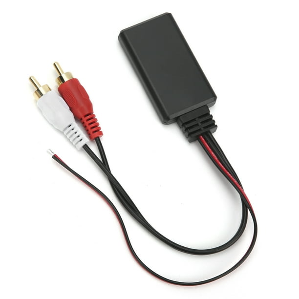 Adaptador RCA para radio, conector de audio para automóvil con radio Bluetooth 5.0, adaptador de audio Bluetooth, funcionalidad versátil