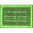 thumbnail image 1 of Ahgly Company Indoor Rectangle Abstract Green Modern Area Rugs, 2' x 5', 1 of 4