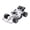 White, variant on Red Durable Abs Racing Toy With Rubber Wheels For Smooth Gliding And Realistic Play