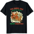 thumbnail image 2 of 100% Cotton The Boys Are Back In Town Merry Christmas, 2 of 5
