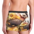thumbnail image 3 of Fotbe Cute Panda Sunflower Men’s Total Support Pouch Boxer Briefs, X-Temp Cooling, Moisture-Wicking Underwear, Regular, Long-leg and Trunk-X-Large, 3 of 6