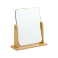 thumbnail image 4 of NUOLUX Tabletop Mirror Wooden Rotating Makeup Mirror  Angle Adjustable Stand Mirror, 4 of 6
