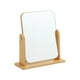 thumbnail image 5 of Espejo de mesa espejo de madera giratoria ángulo de espejo espejo ajustable espejo, 5 of 5