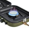 thumbnail image 6 of Naturehike Portable Butane-Propane Stove with 2 Burners and Non-Stick Pan, 6 of 8