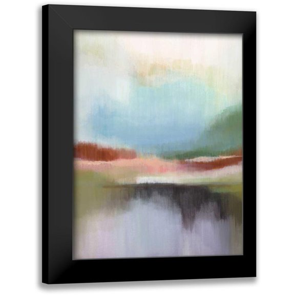 Jerry, Alison 12x14 Black Modern Framed Museum Art Print Titled - Spring Lake I