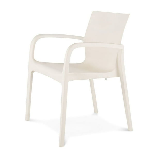Lagoon Silla de Comedor con Descansabrazos para Interior y Exterior con Protección UV, Modelo Alissa 7050 Lagoon ALISSA