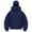 Navy, variant on Womens Hoodie with Built In Balaclava, Double Hooded Jacket Windproof Balaclava Warm Sports Casual Bicycle Clothing (Black, XL)