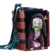 thumbnail image 1 of Nuevo Anime de 22 cm, nuevo Anime Demon Slayer Figre Kamado Nezuko Kimetsu No Yaiba, cubo de palomitas de maíz, colección de PVC, decoración, modelo de acción Chri, 1 of 6