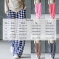 thumbnail image 4 of Asxite Womens Pajama Pants Plaid Print Elastic Waist Straight Leg Loose Breathable Bottoms, 4 of 7