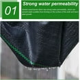 thumbnail image 3 of LUVCMFT Garden Weed Barrier Landscape Fabric, 12ft*500ft Ground Cover Weed Block Gardening Mat, Heavy Duty Woven Mulch, Garden Bed Liner, Durable UV Resistant, Black, 3 of 8