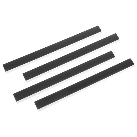 HOMEMAXS 4pcs Rubber Strip Replacement Dustpan Rubber Edge Dustpan Lip Replacement Accessories