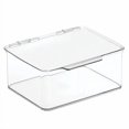 thumbnail image 1 of Caja organizadora de almacenamiento MDesign, paquete de 8, transparente, 1 of 9