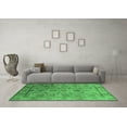 thumbnail image 3 of Ahgly Company Indoor Rectangle Oriental Emerald Green Industrial Area Rugs, 7' x 9', 3 of 4