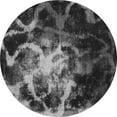 thumbnail image 1 of Ahgly Company Indoor Round Abstract Gray Modern Area Rugs, 8' Round, 1 of 4