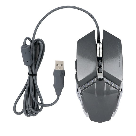 Sarapandan 8D Metal Wired Control for Enhanced Gaming Experience High Precision Macro Gaming Mouse with 1200-4800 DPI for PC & Laptop