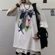 thumbnail image 2 of Estilo Coreano Ropa De Los Hombres Camiseta De Manga Corta De Dibujos Animados Eléctrico shock Estrella anime Diseño De Impresión Unisex De Gran Tamaño Camisa casual Desgaste De Calle top hip-hop Negr, 2 of 4