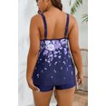 thumbnail image 3 of DJskiyers Womens Plus Size Bathing Suits Two Piece Tankini Sets Modest Swim Suits Graphic Swimming Suits 2025 Summer Swimwear, 3 of 4