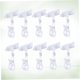 thumbnail image 4 of OULII 10Ud Etiquetas Clips Plásticos Transparentes Para Precios En Tiendas Duradero Y Conveniente, 4 of 4