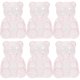 thumbnail image 1 of KAKOWELY 6 cajas de dulces con forma de oso, de plástico transparente, para fiestas, 1 of 4