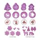 thumbnail image 4 of Billuyoard 16 Uds. De herramientas para tartas de Navidad, moldes para galletas y Chocolate, postres, decoración de sellos, molde en relieve, Kits de decoración para fiestas, 4 of 6