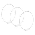 thumbnail image 4 of Rongfmy 3 Rings DIY Wreath Flower Wreaths Craft Projects for Banquet Wedding Decorations Argent, 4 of 9