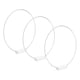 thumbnail image 4 of de metal resistente para bricolaje, corona de flores, anillos de guirnalda, accesorios de decoración para colgar en la pared, manualidades, Argén Sunnimix Anillos de aros de macramé, 4 of 8