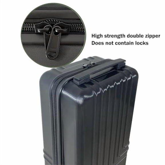 New Hard Traveling Case with 4 Spinner silent wheels and handles,for Retractable Banner Stands, and All Most Stands,Inside Dimensions: 39" L x 10" W x 8" H