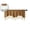 Coffee, variant on VQPeo Window Valance with Tassel 59 × 15.7inch Window Swag Curtains Kitchen Valances Rod Pocket Short Curtain Window Treatments for Living Room Bedroom Decor