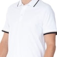 thumbnail image 4 of Playera para hombre QUARRY cuello polo con contraste, 4 of 4