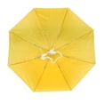 thumbnail image 2 of Sombrero de paraguas de poliéster para pesca al aire libre, color amarillo, 2 of 2