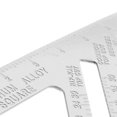 thumbnail image 4 of Rafter Square 7in Aluminum Alloy Metric Imperial Multifunctional  Carpenter Square For Woodworking ANGGREK Otros, 4 of 7