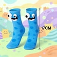 thumbnail image 3 of Funny Novelty Animal Non Slip Gripper Socks for Kids Crazy Boys Girls Crew Socks 3-10 Years, 3 of 7
