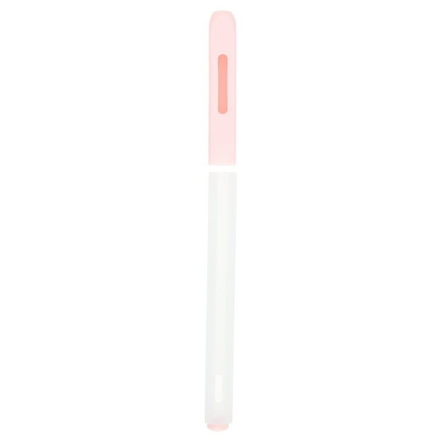 1Set Pink Silicone Pencil Sleeve for Apple Pencil 2 with Cylindrical Shape Dirt-resistant Function