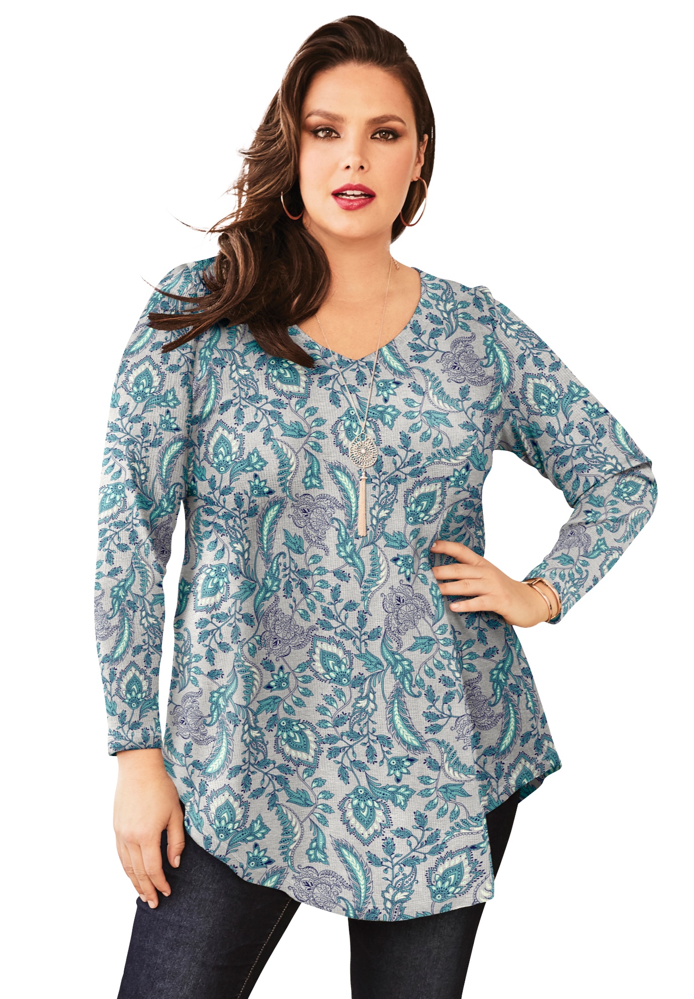 maxi tunic plus size