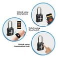 thumbnail image 2 of eGeeTouch Smart Mini PadLock (Black), 2 of 8